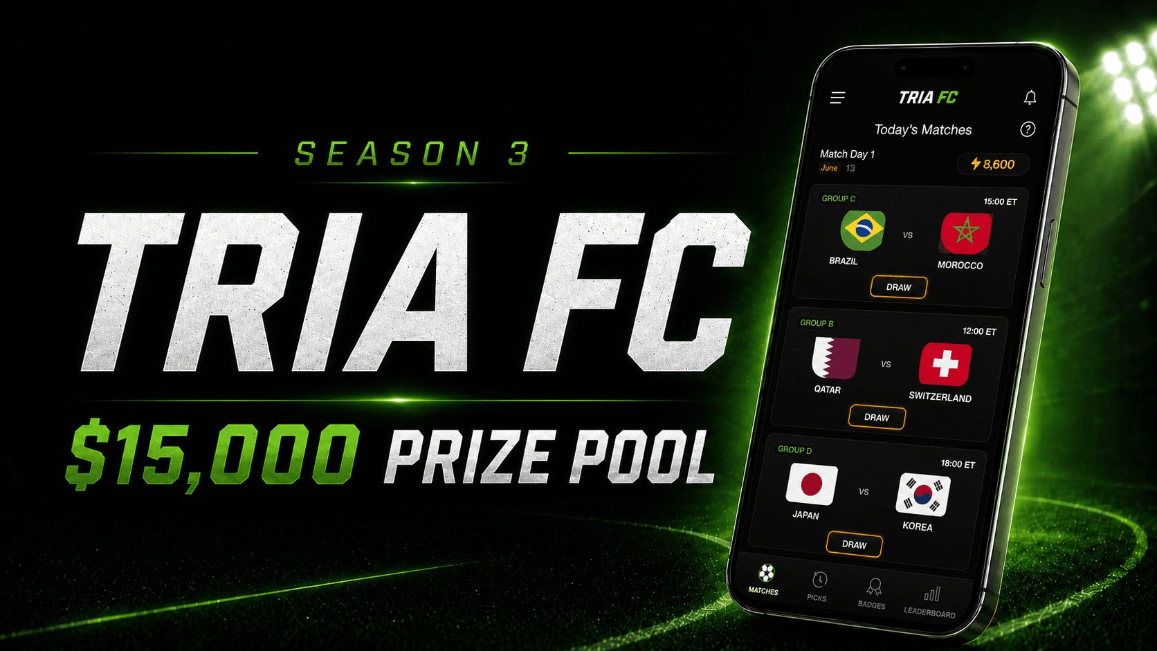 Tria FC Launch Predict World Cup & Win